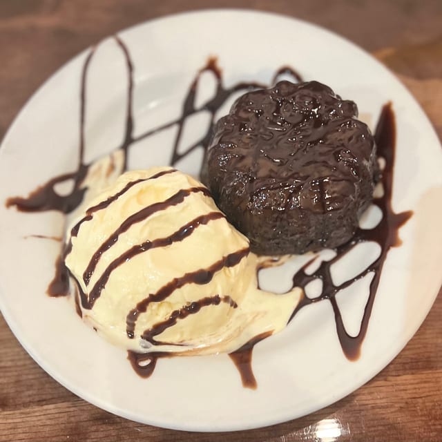 Chocolate lava cake.