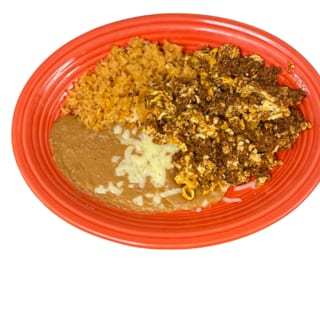lunch huevos y chorizo