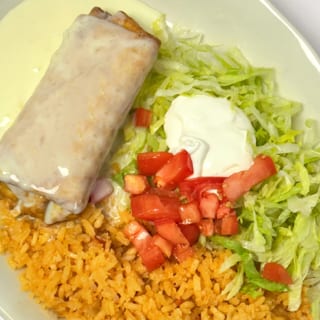 Lunch Southwestern Chimichanga