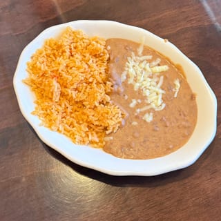 rice & refried beans