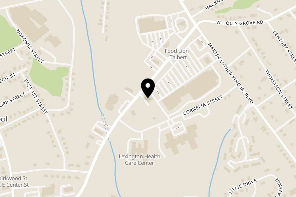 Map showing the location of Mi Casa Mexican Restaurant Lexington on 278 N Talbert Blvd #4143 in Lexington